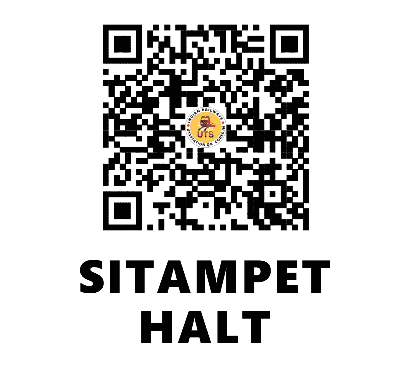 UTS QR Code for SITAMPET HALT - STPT - SC (ANDHRA PRADESH)